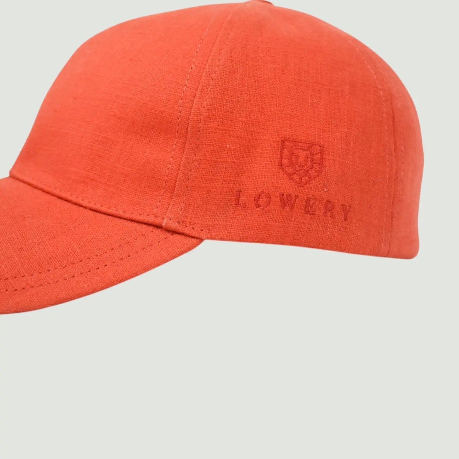 Casquette en lin Orange Lowery