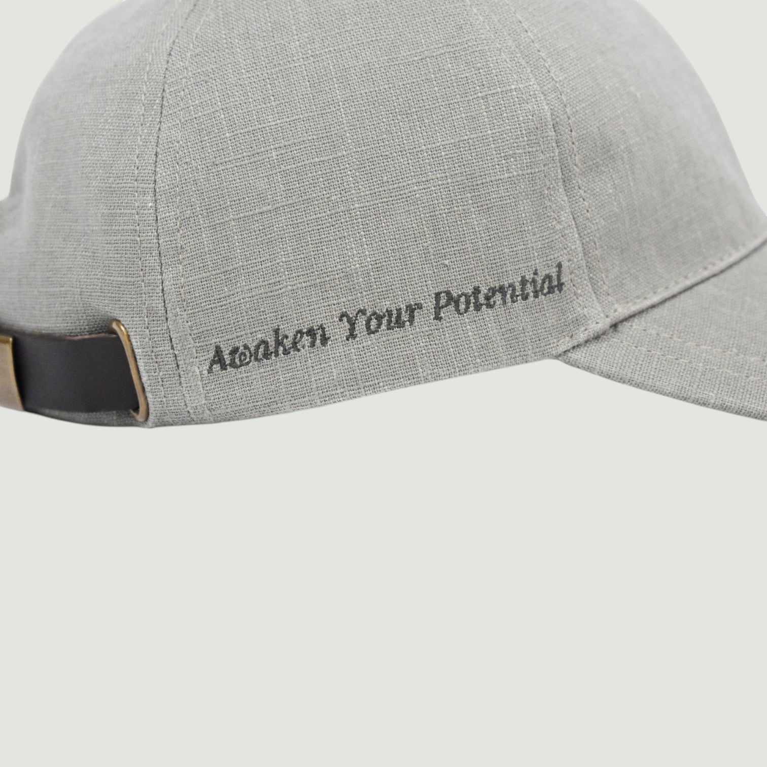 Casquette en lin Kaki