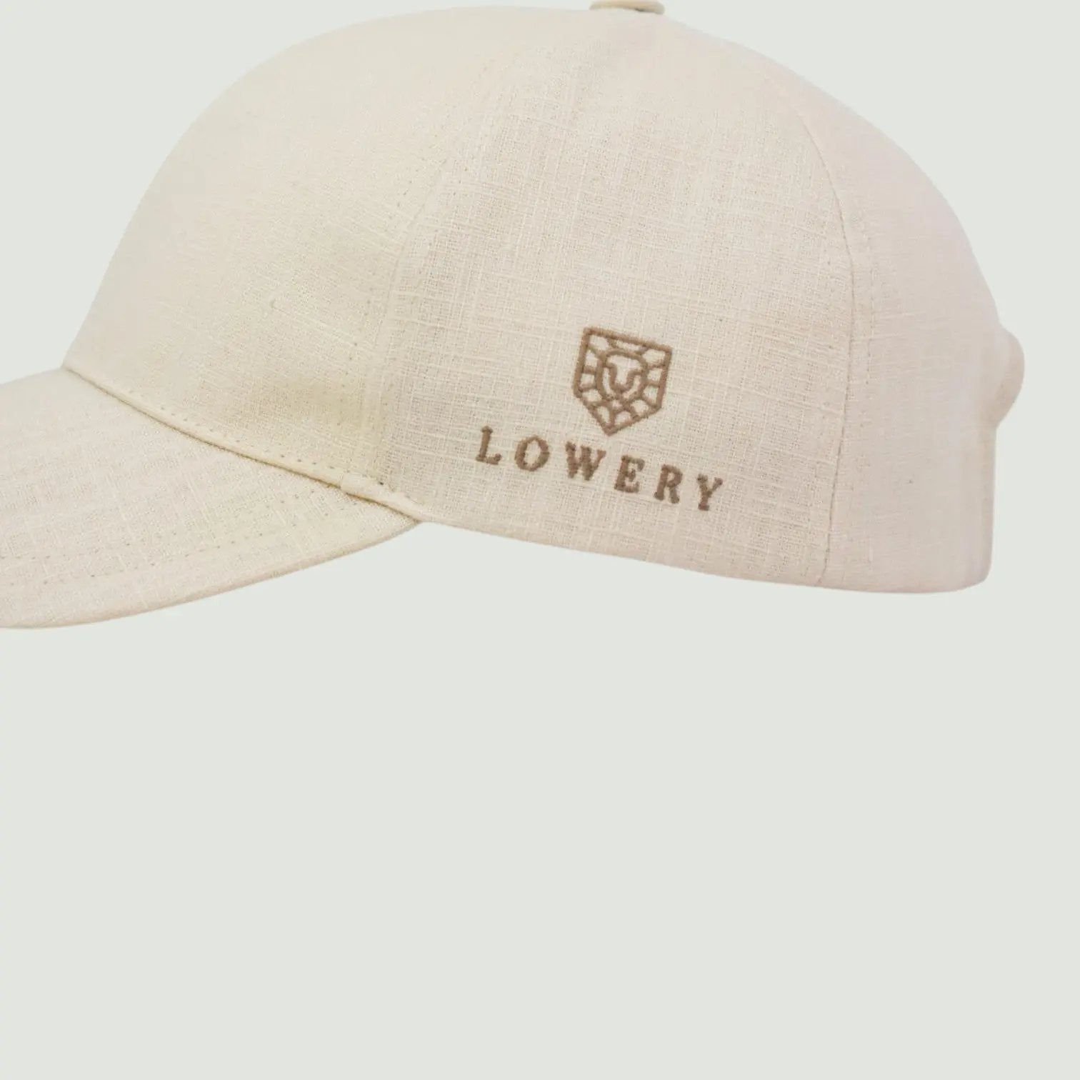 Casquette en lin Blanc Lowery