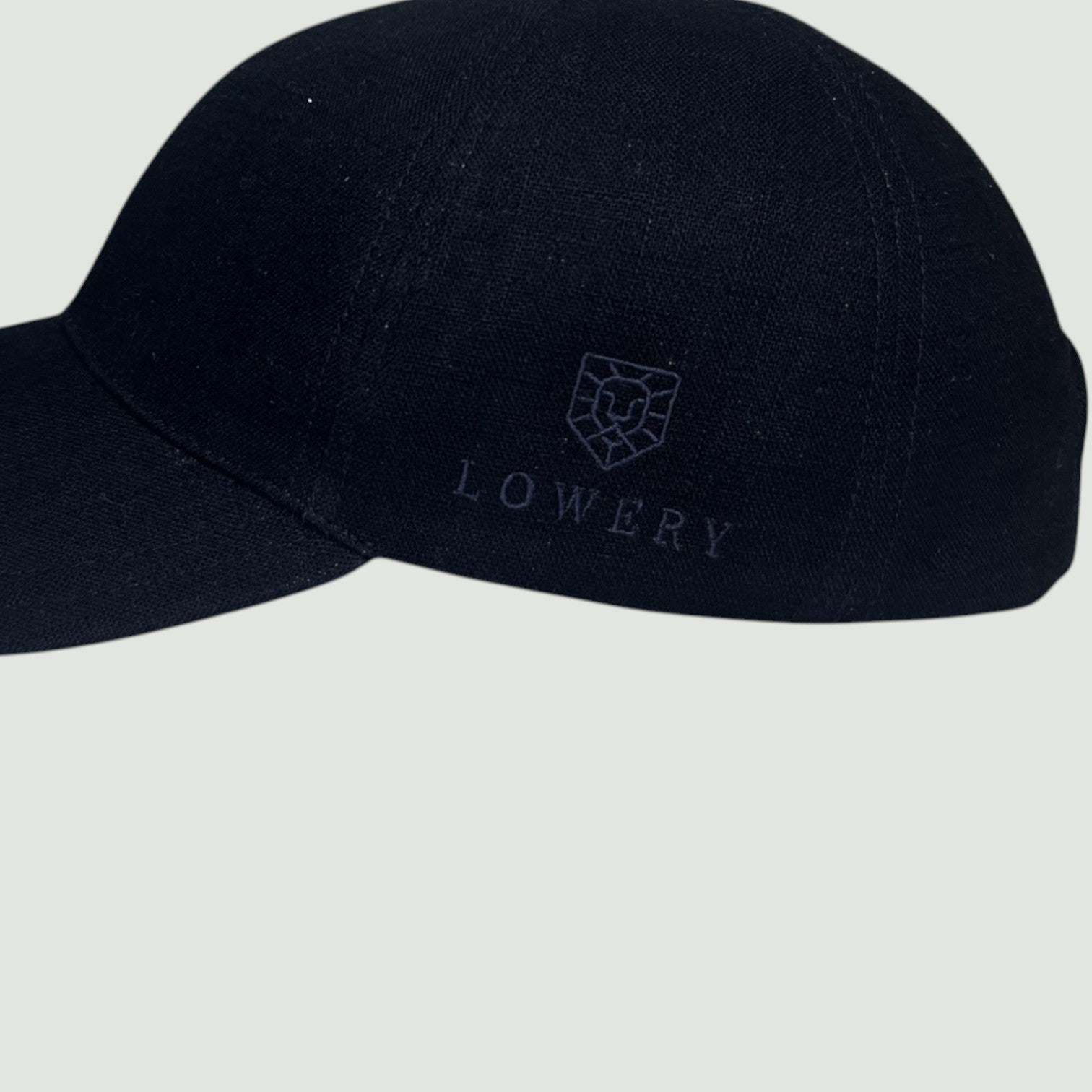 Casquette en lin Marine