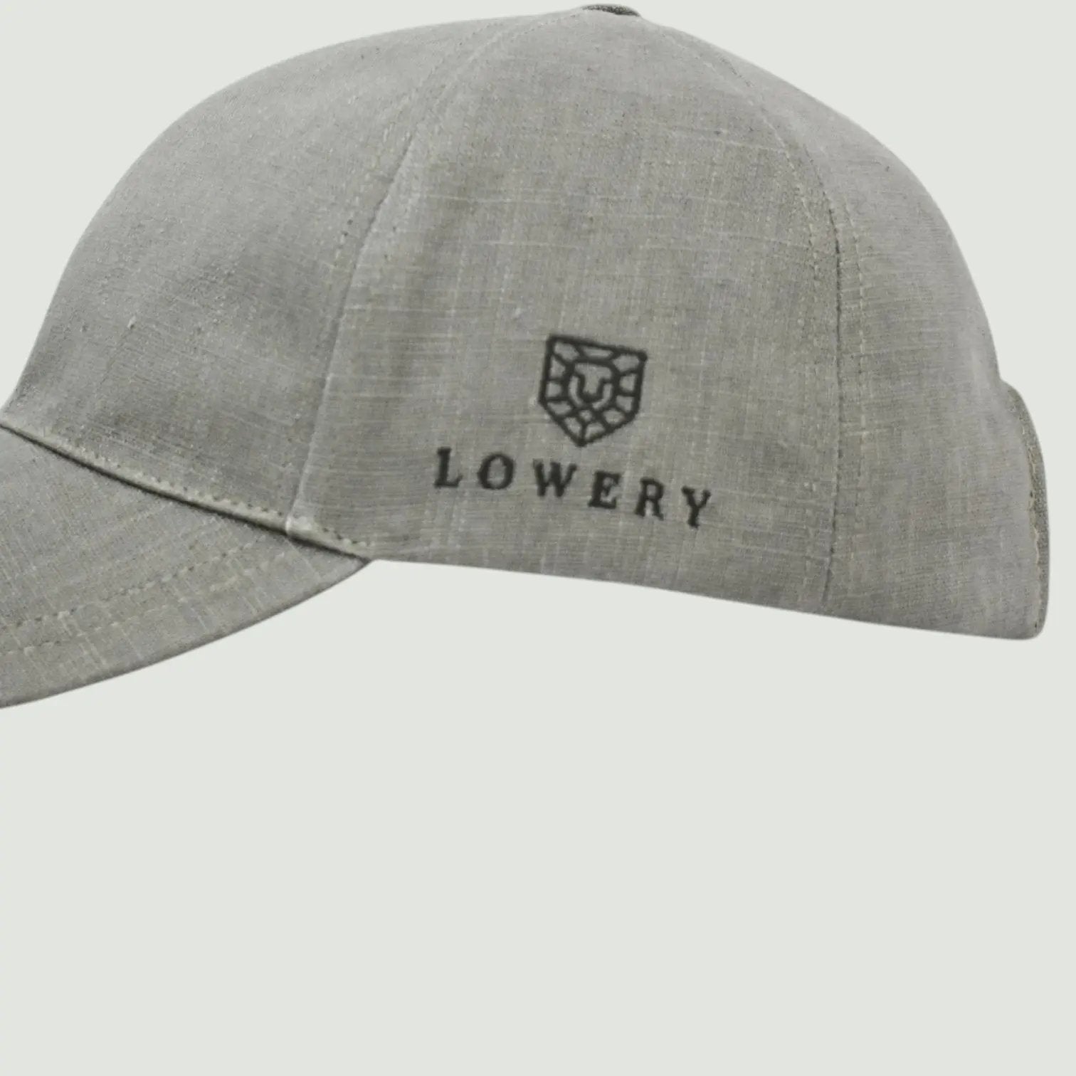 Casquette en lin Kaki Lowery