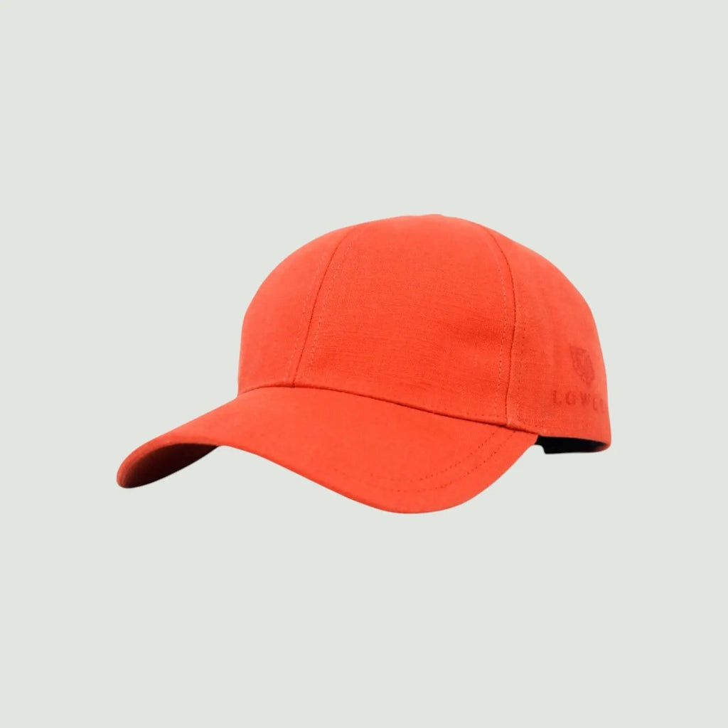 Casquette en lin Orange Lowery