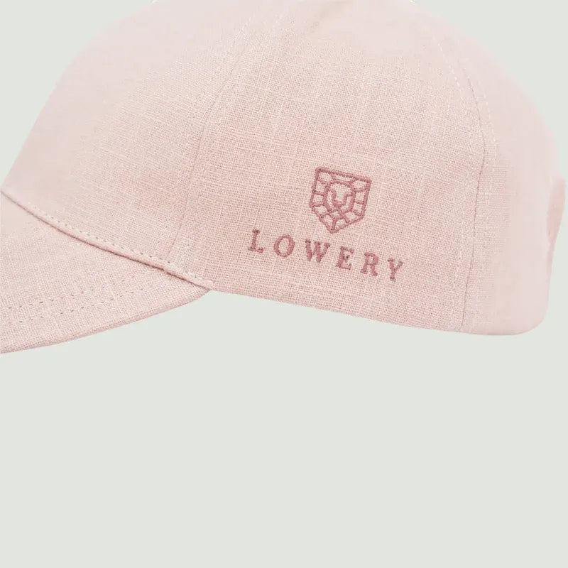 Casquette d'ancrage en lin Rose