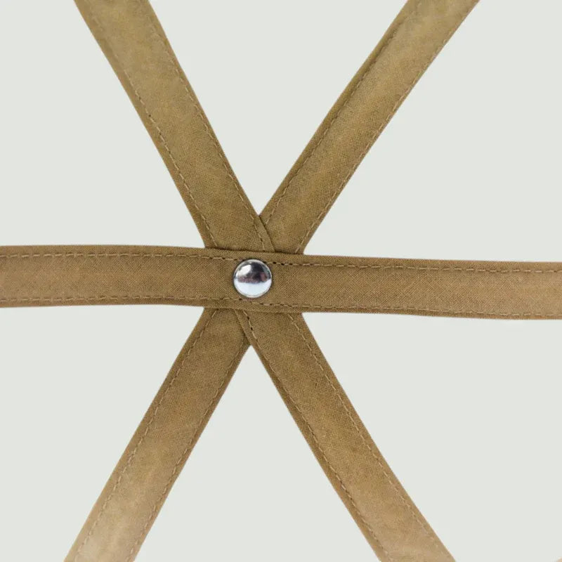 Casquette d'ancrage en lin Blanc